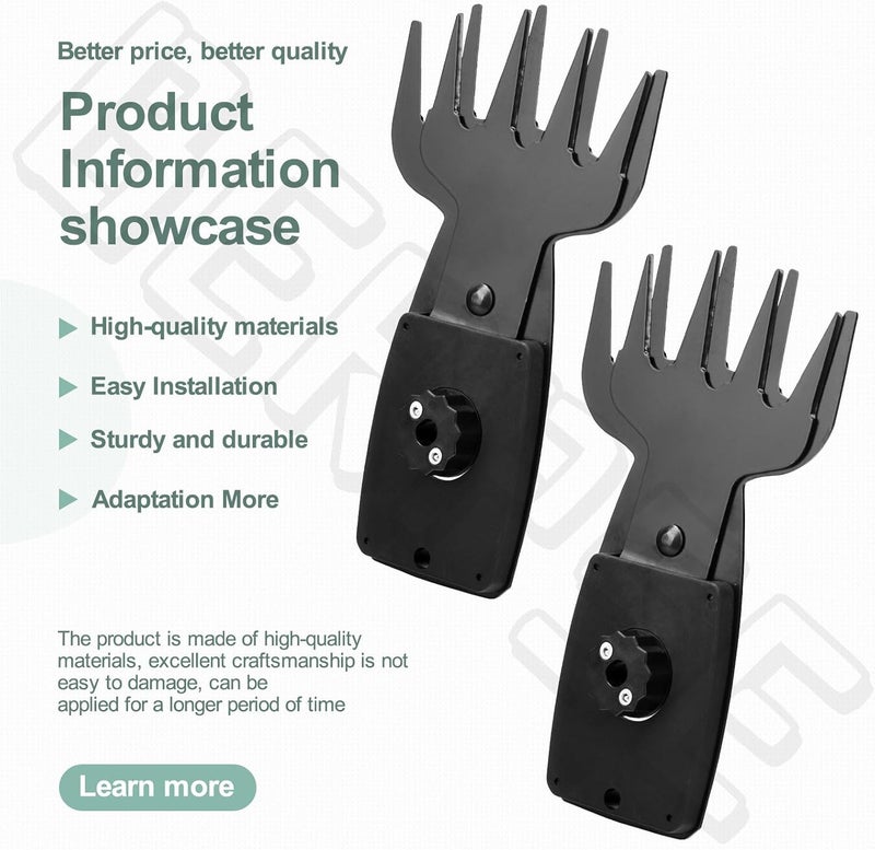 BERPSE 2 Pack 302348001 Hedge Trimmer Grass Shear Blade Assembly Compatible with Homelite P2906VNM P2900VNM P2900 - Image 4